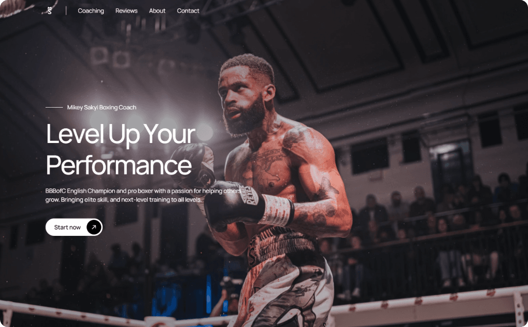 Mikey Sayki boxing coach launch.