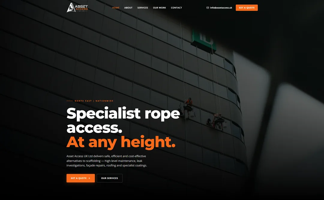 Asset Access website
