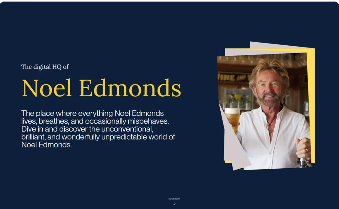 Noel Edmonds website