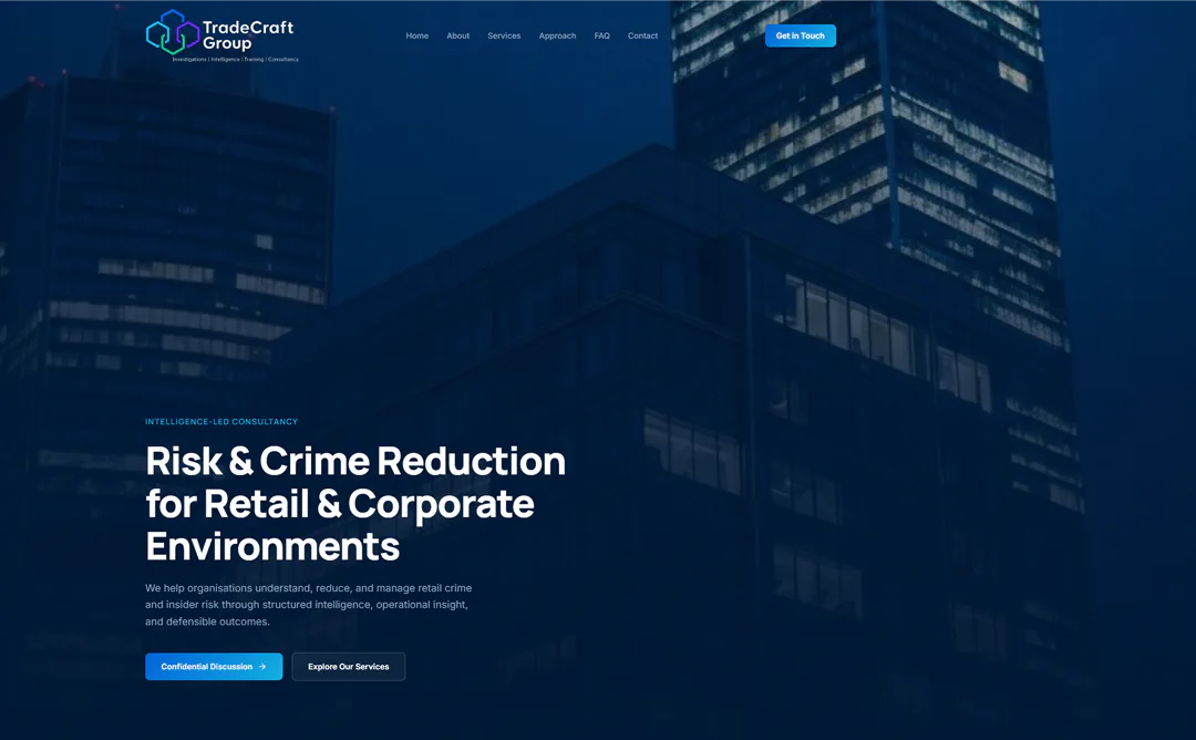 Tradecraft Group website